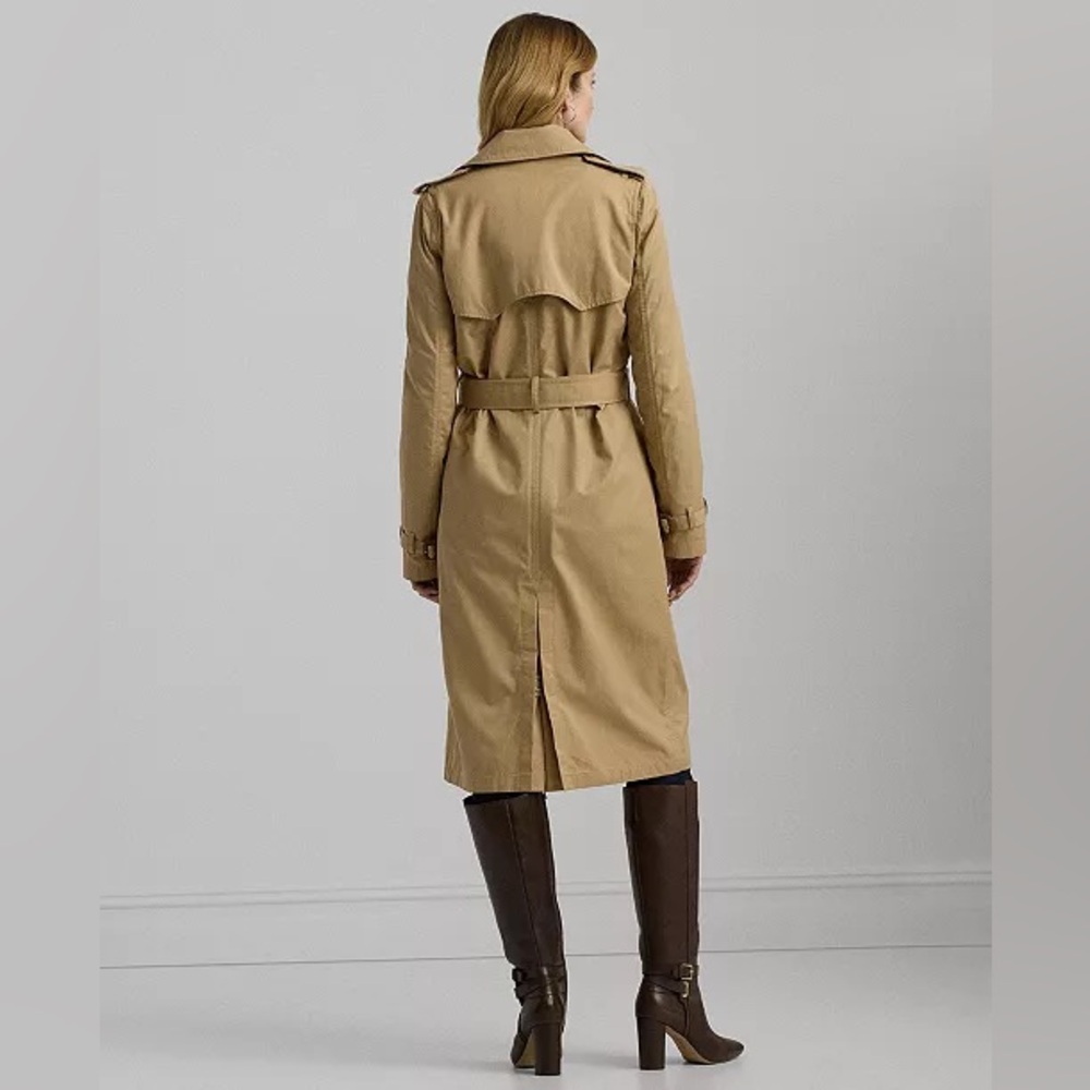 Ralph Lauren Women’s Trench Coat Cotton Blend - Picture 13 of 15